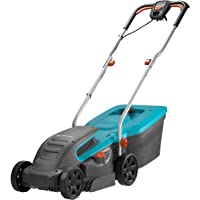 Los mejores  - Cortacésped eléctrico PowerMax 1200-32 de GARDENA: segadora hasta 300 m²- ancho de corte 32 cm- volumen 30 l- altura de…